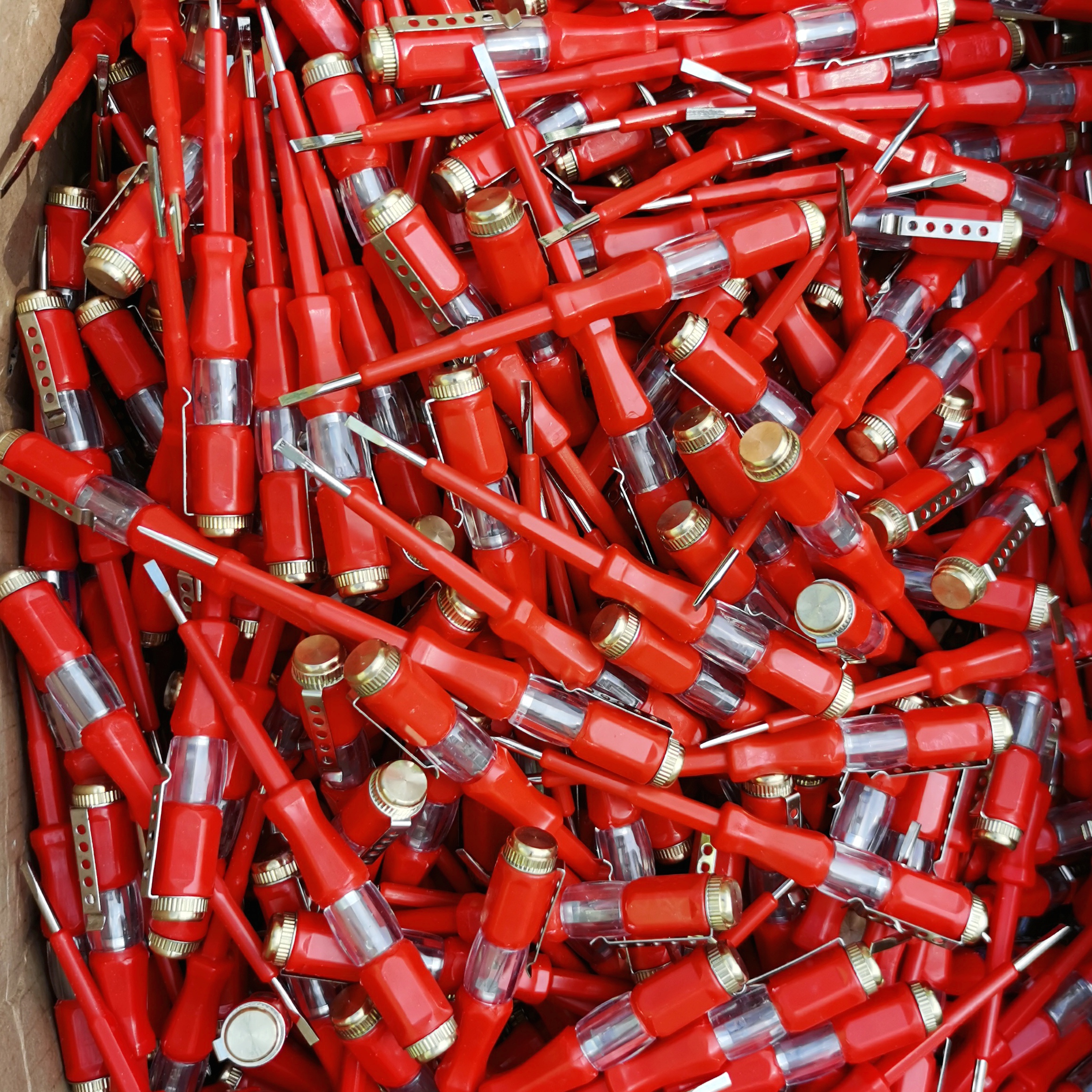 测电笔/电笔/验电笔白底实物图