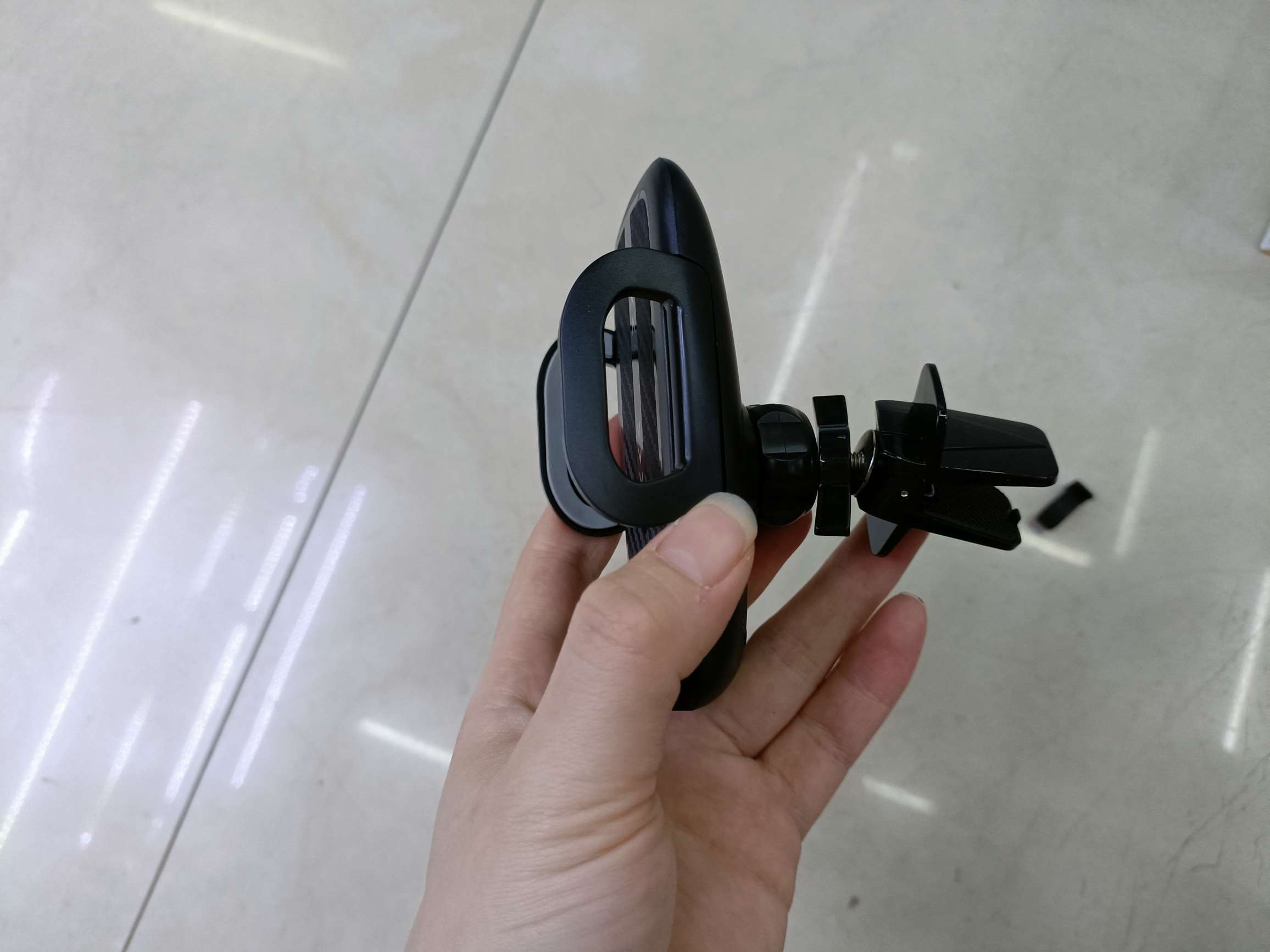 旋转出风口夹手机支架 车载手机支架详情图7