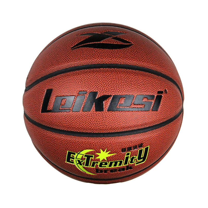 Leikesi Size 7 Basketball Imitation TPU leather Brown balones de Basketball Outdoor Training Basketball