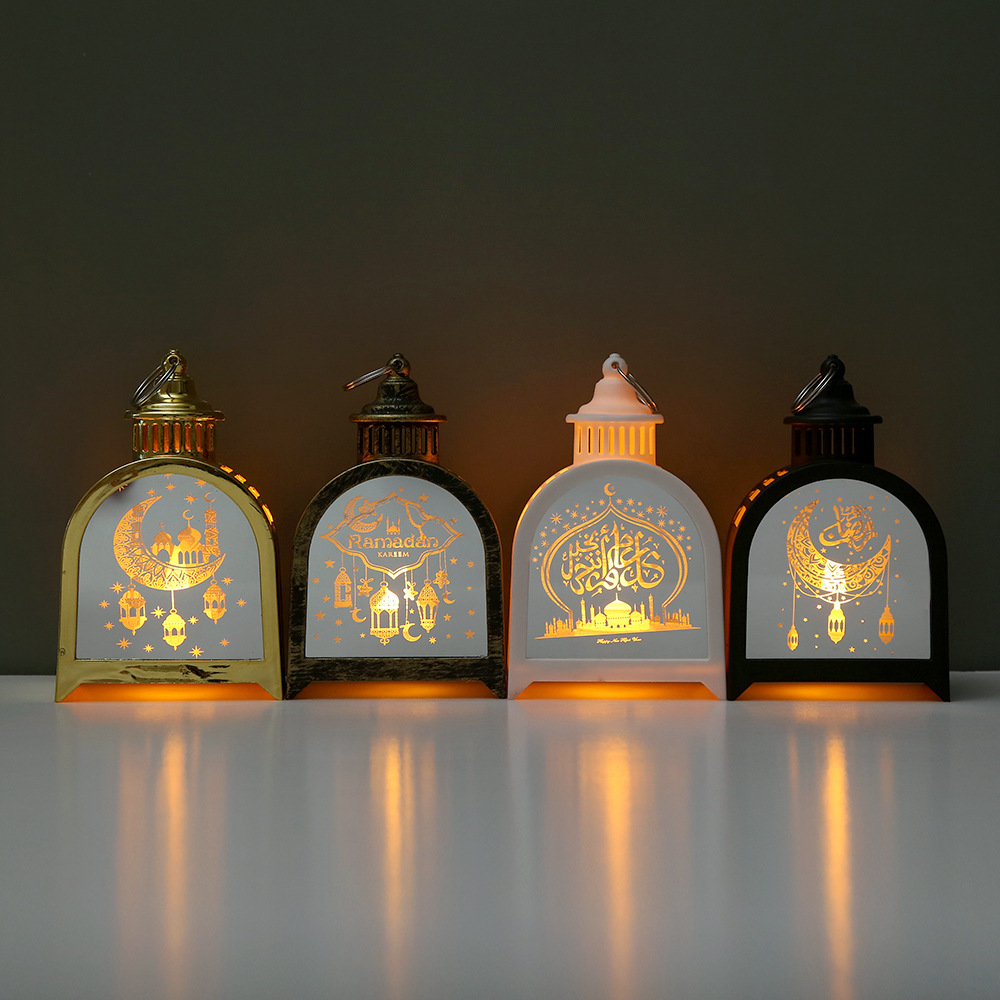 Foreign new candlestick wind lamp Middle East festival LED lantern electronic candle home decoration props hand lamp thumbnail