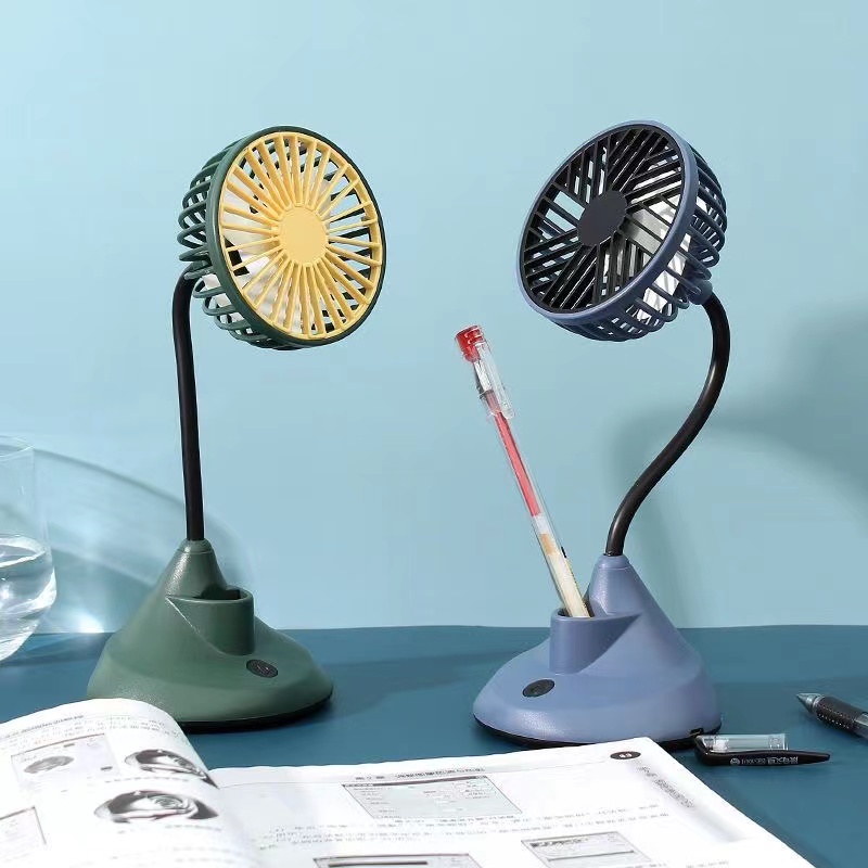 Small desktop fan, office, school, dormitory, desk, small fan, USB charging, student portable bed Item Picture