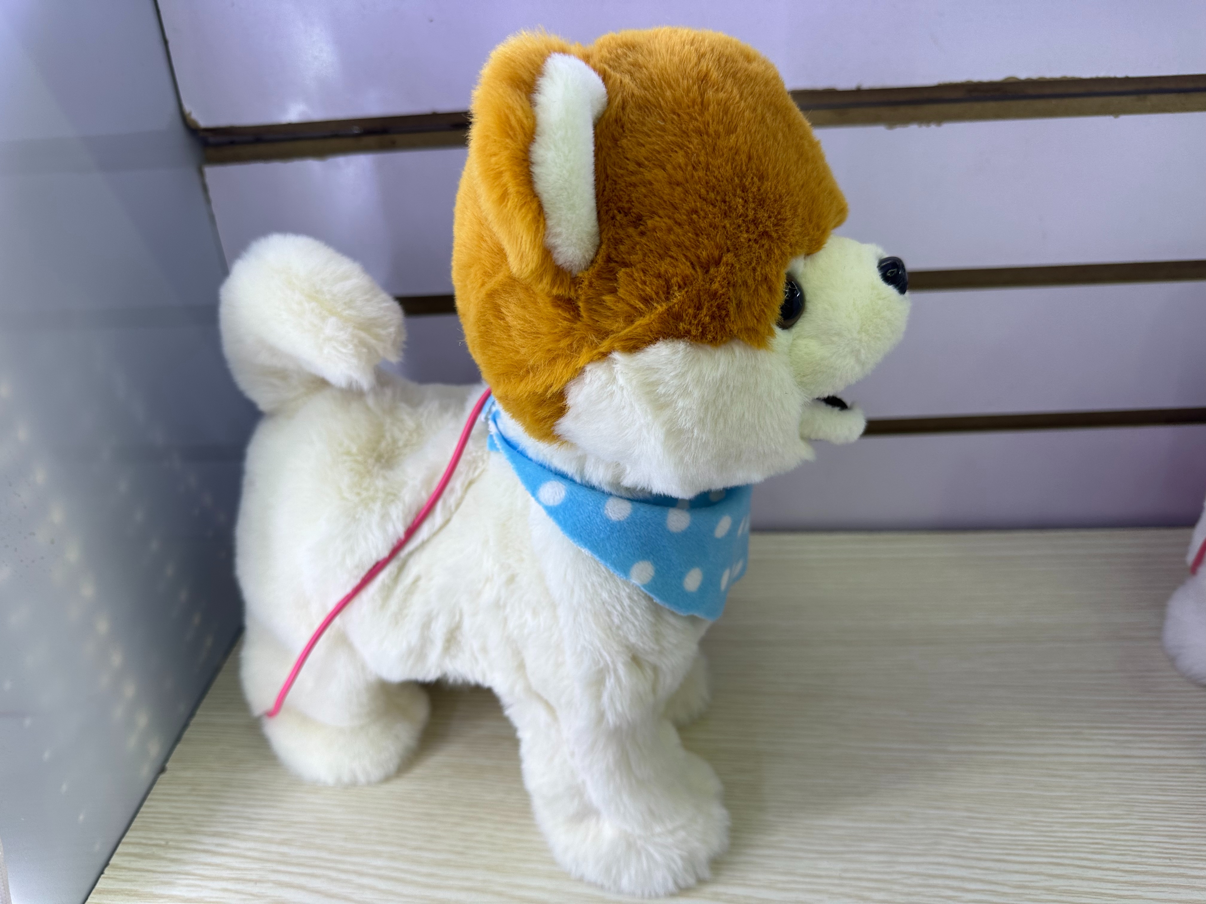 Leash licking tongue plush toy puppy electronic simulation puppy details Picture