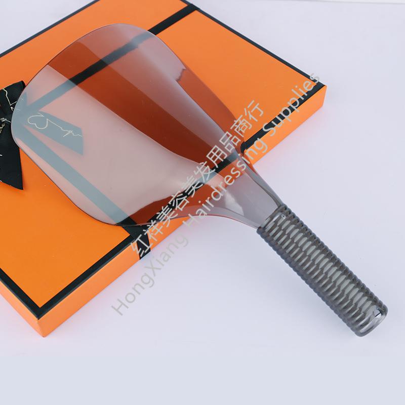 发胶面罩挡脸刘海罩透明手柄面罩美发工具发廊用品造型剪发用具