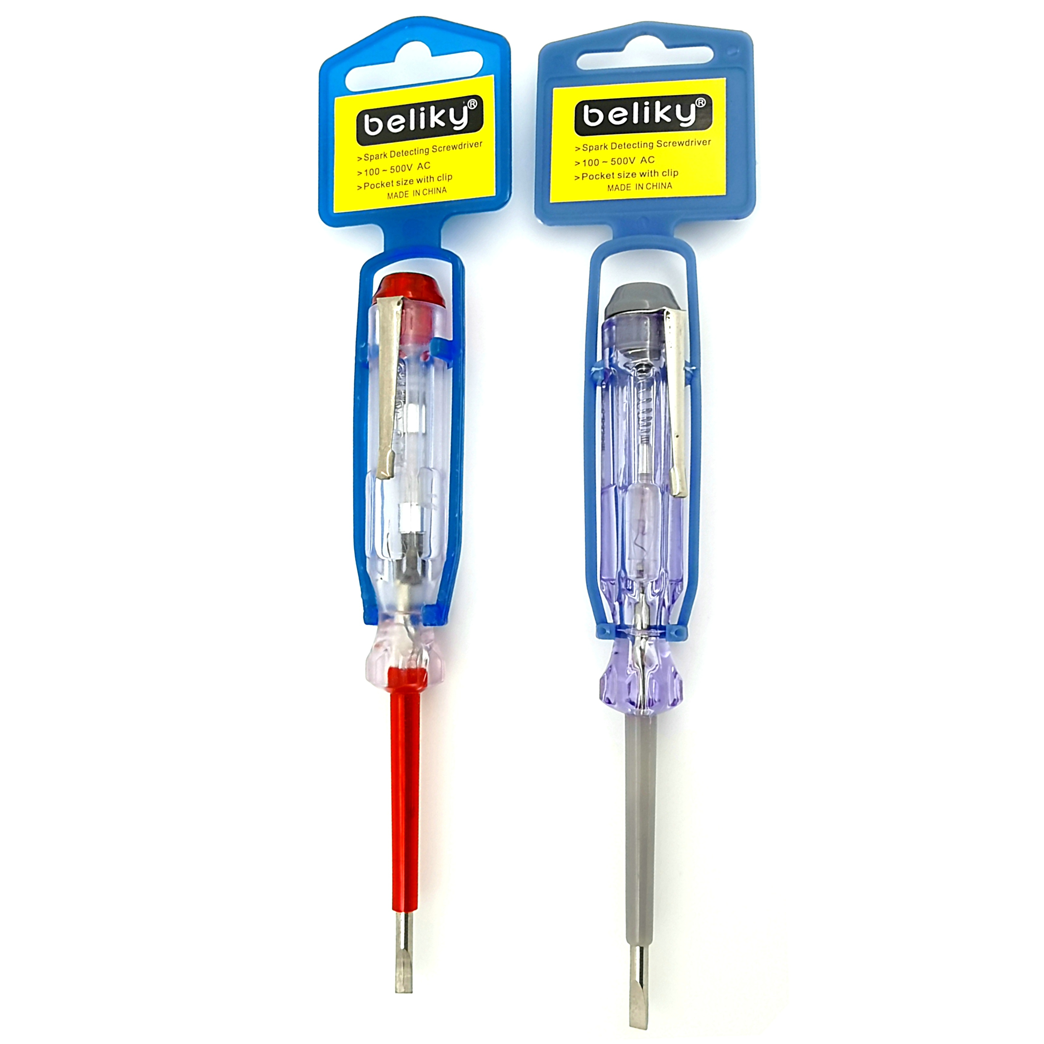 测电笔/电笔/验电笔/试电笔白底实物图