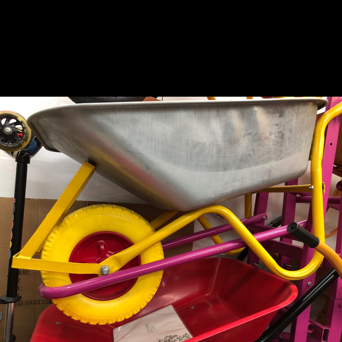 New facelifted unicycle trolley: Lightweight, practical and multi-functional Specification image