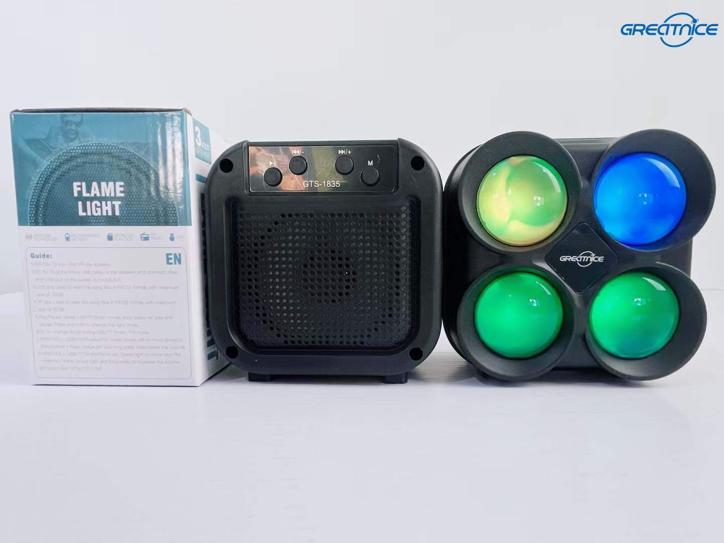 GTS-1835 3 "series portable speaker Bluetooth wireless speaker radio details Picture