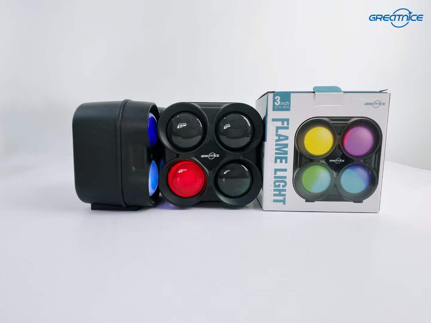 GTS-1835 3 "series portable speaker Bluetooth wireless speaker radio Specification drawing