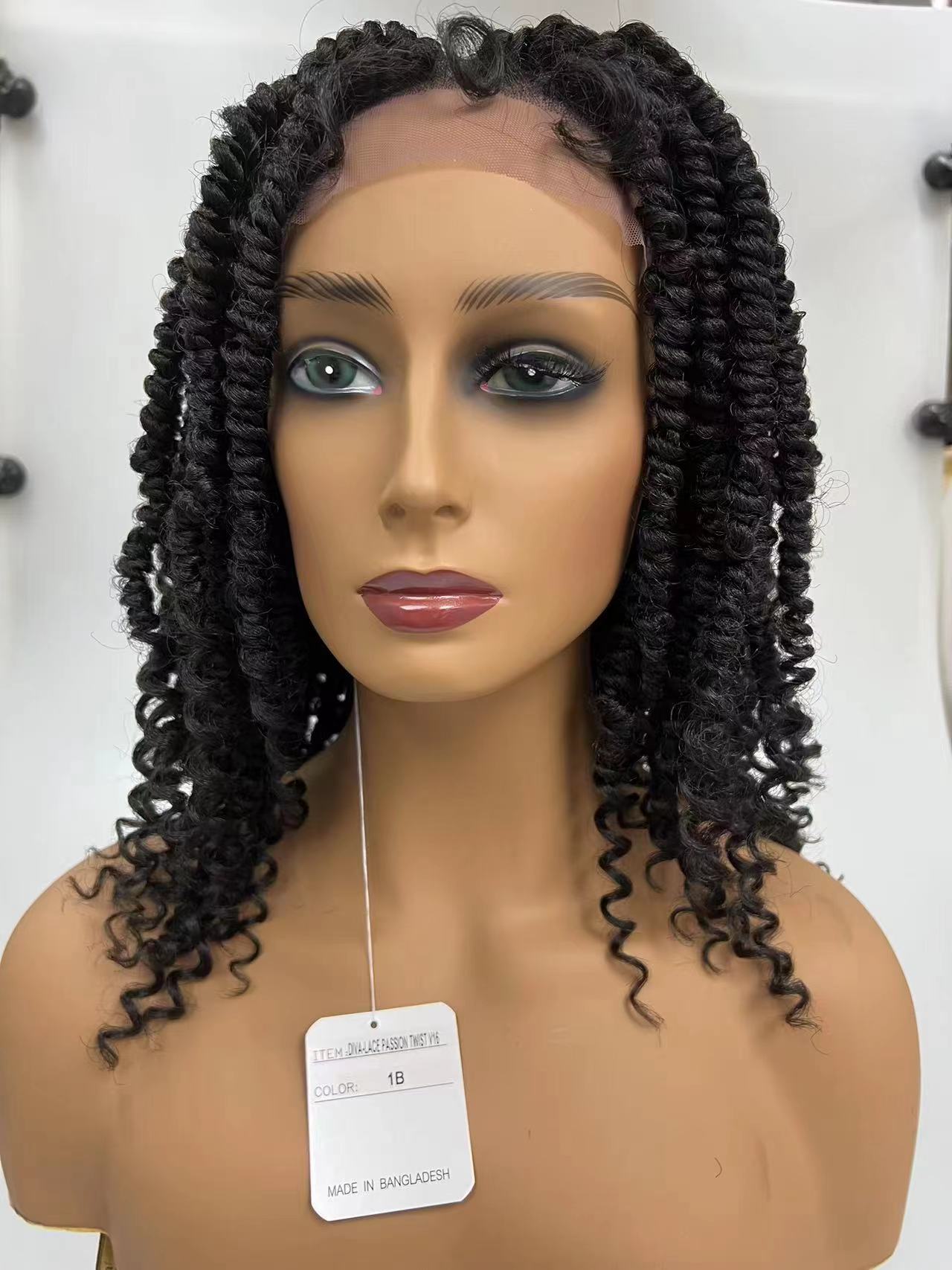 New high-density smooth semi-woven wig in natural color 360 lace wigs vendor