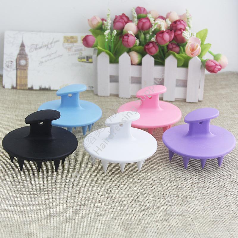Shampoo brush Massage brush Silicone soft hair treatment brush Salon hairdressing press meridian brush purifying comb Baby shampoo brush soft