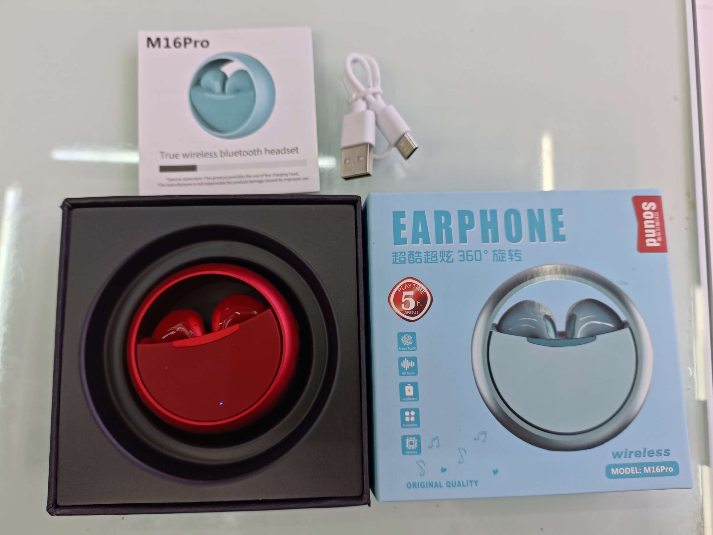 Semi-rotating cabin Bluetooth headset M16Pro