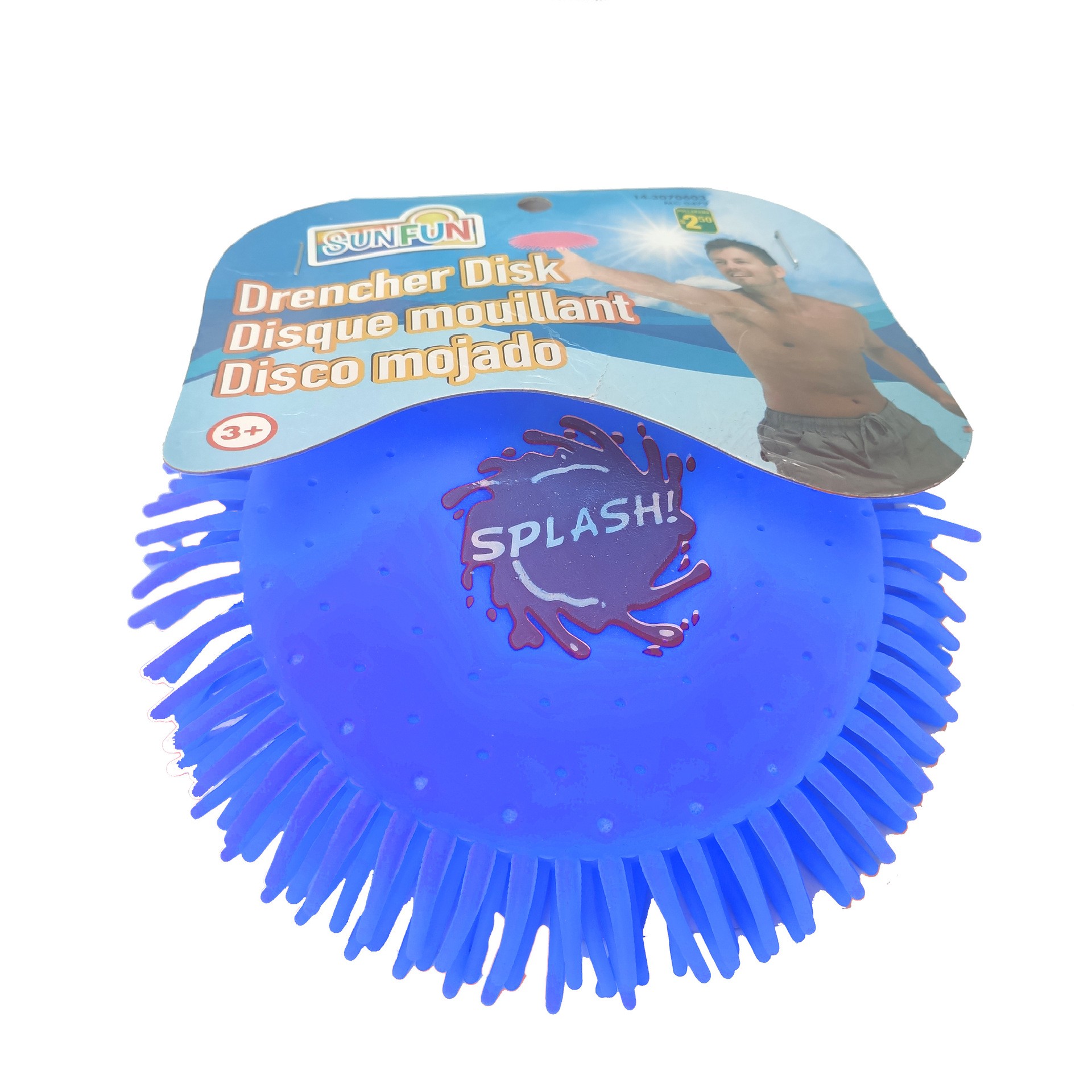 TPR海绵吸水/戏水玩具/夏日沙滩/亲子互动用品/吸水发泄飞盘/户外娱乐产品/家庭互动玩具/经典消遣产品/室外游戏玩具/全家出游必备产品图