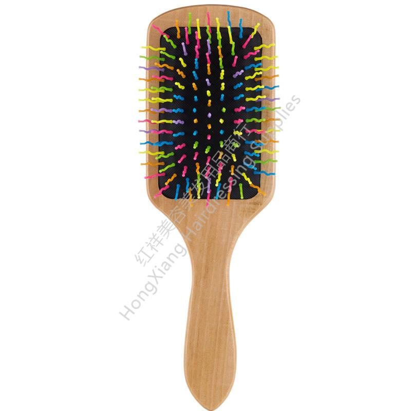 彩虹气囊梳/保健梳按摩/顺发梳美发/气垫梳波浪/彩虹气囊梳/美妆工具细节图