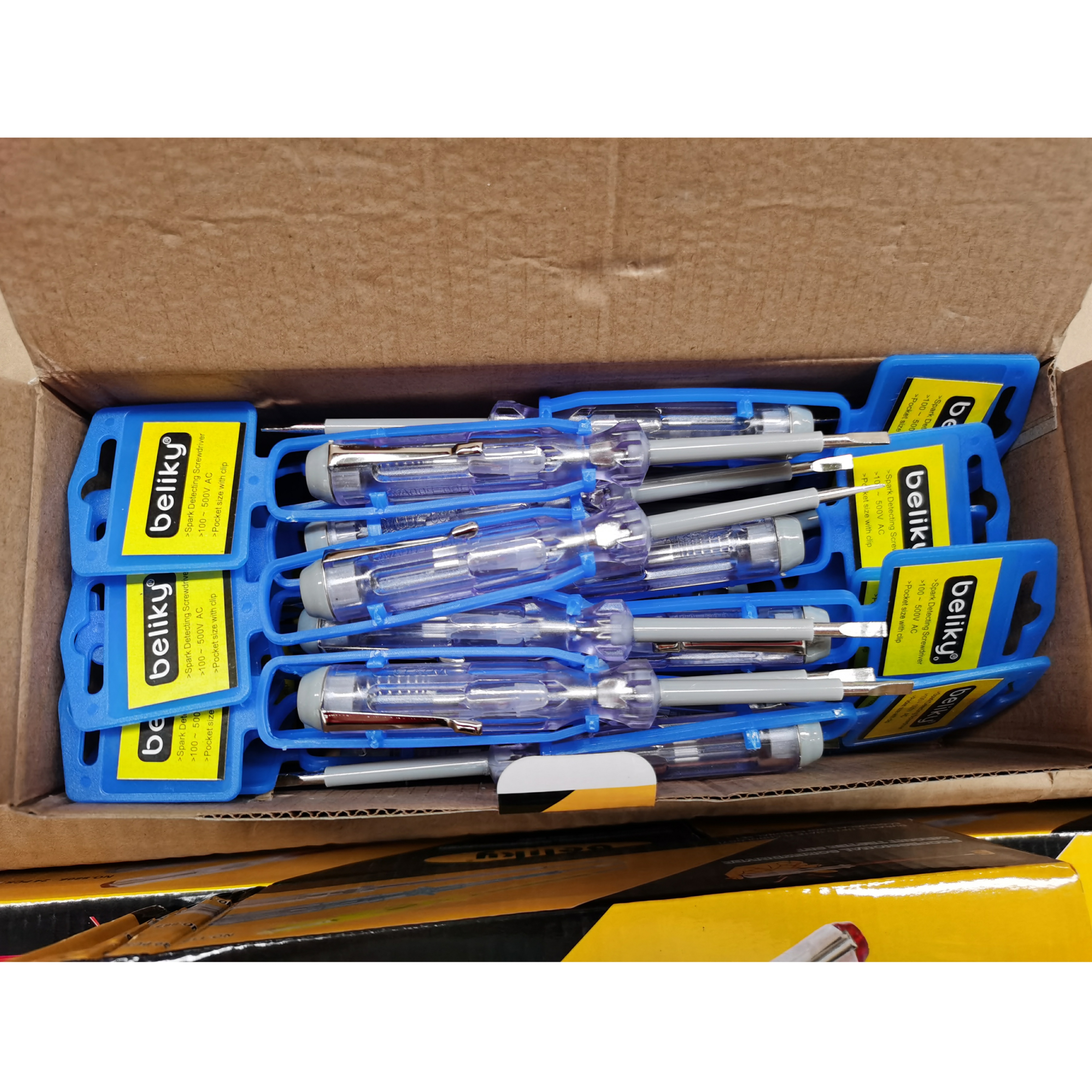 17150A测试电笔一字头验电笔家用电工螺丝刀beliky