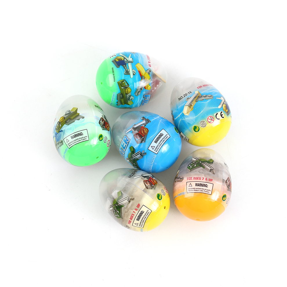 Children's building blocks, airplane toys, fun gashapon toys, small particle assembly toys, children's gifts, promotional toys, gashapon machine toys details Picture