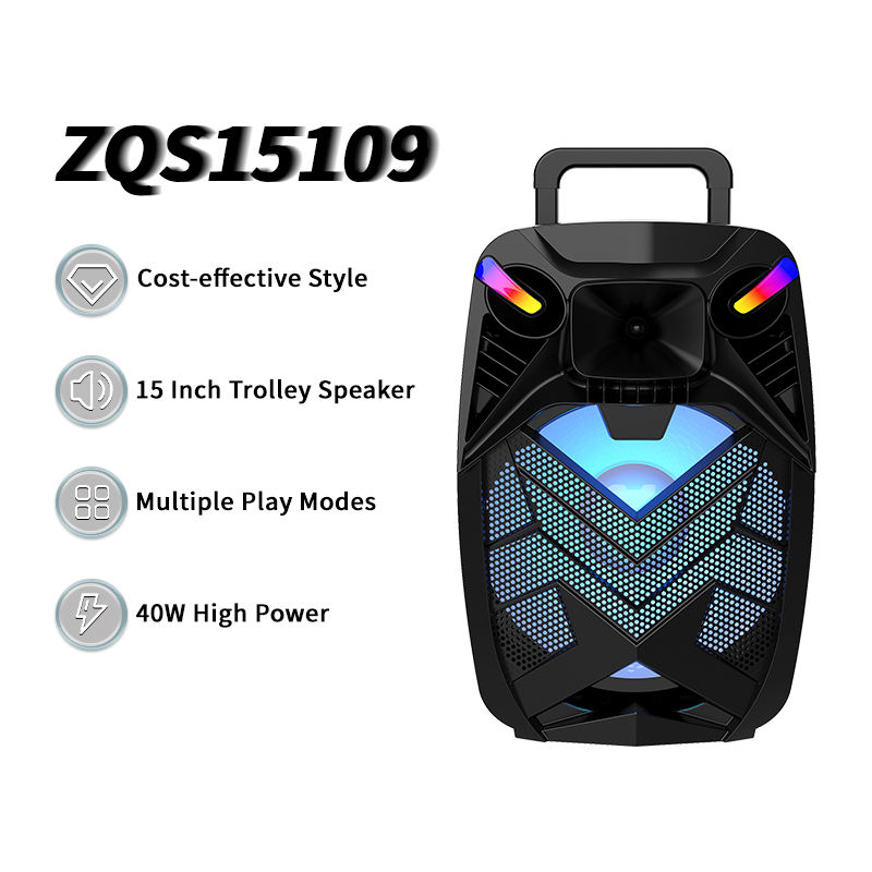 ZQS-15109 15 "series portable speaker Bluetooth wireless speaker radio wireless microphone