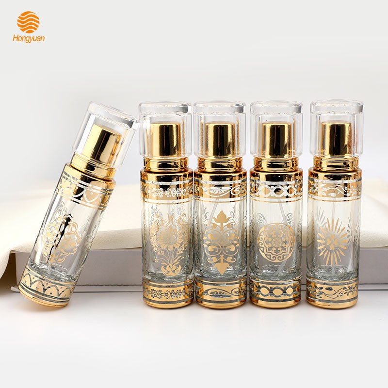 Empty perfume bottle, round glass, dispensed perfume bottle, toner, 30ML spray glass bottle wholesale details Picture