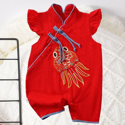 Baby summer clothing, Chinese-style Hanfu, Tang suits, children's clothing, 1-23 years old birthday, first birthday, first birthday, baby summer sets detail image 4