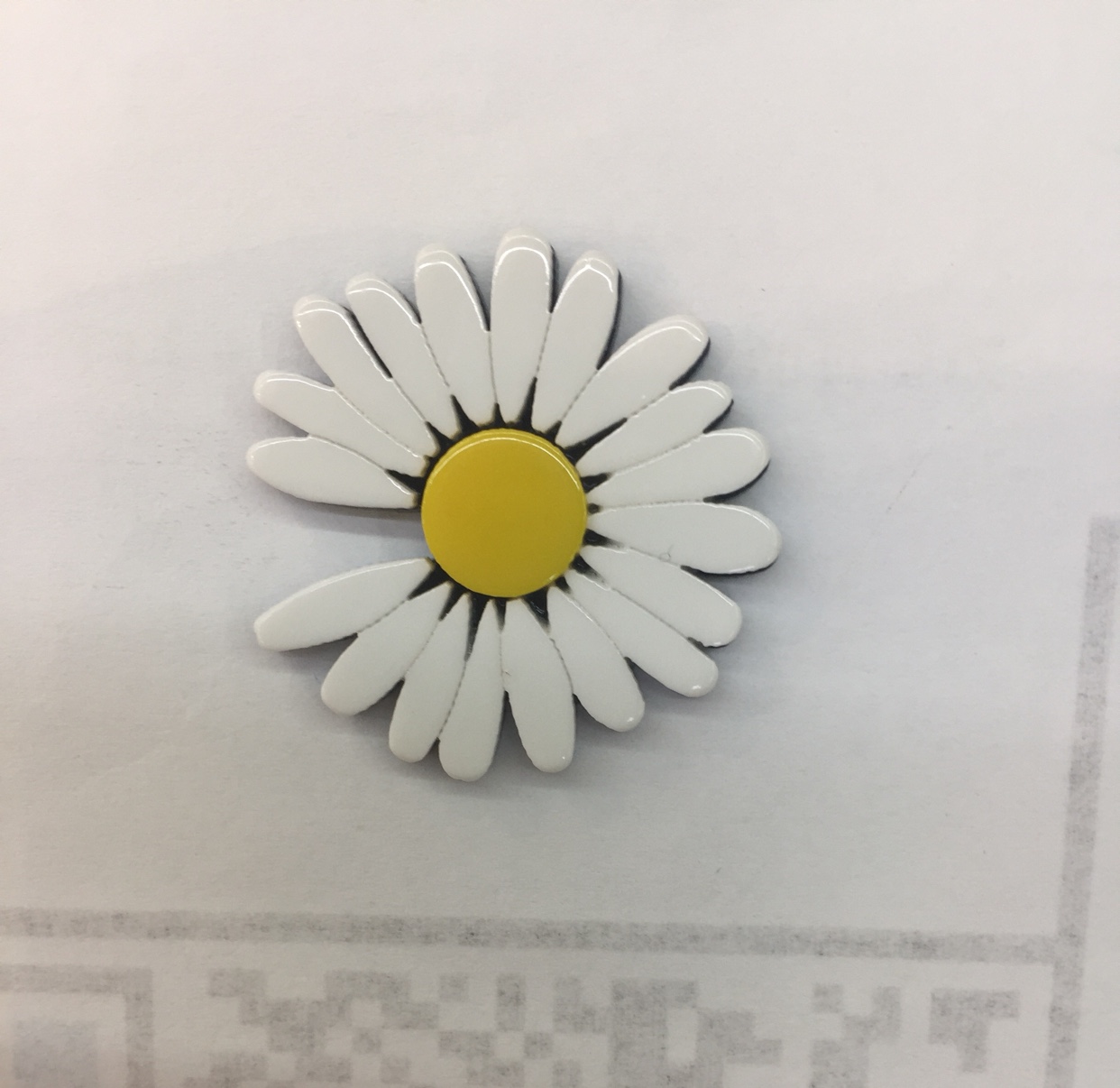 Cartoon Cute Girl Children's Hair Clip Acrylic Printing Press Clip details Picture
