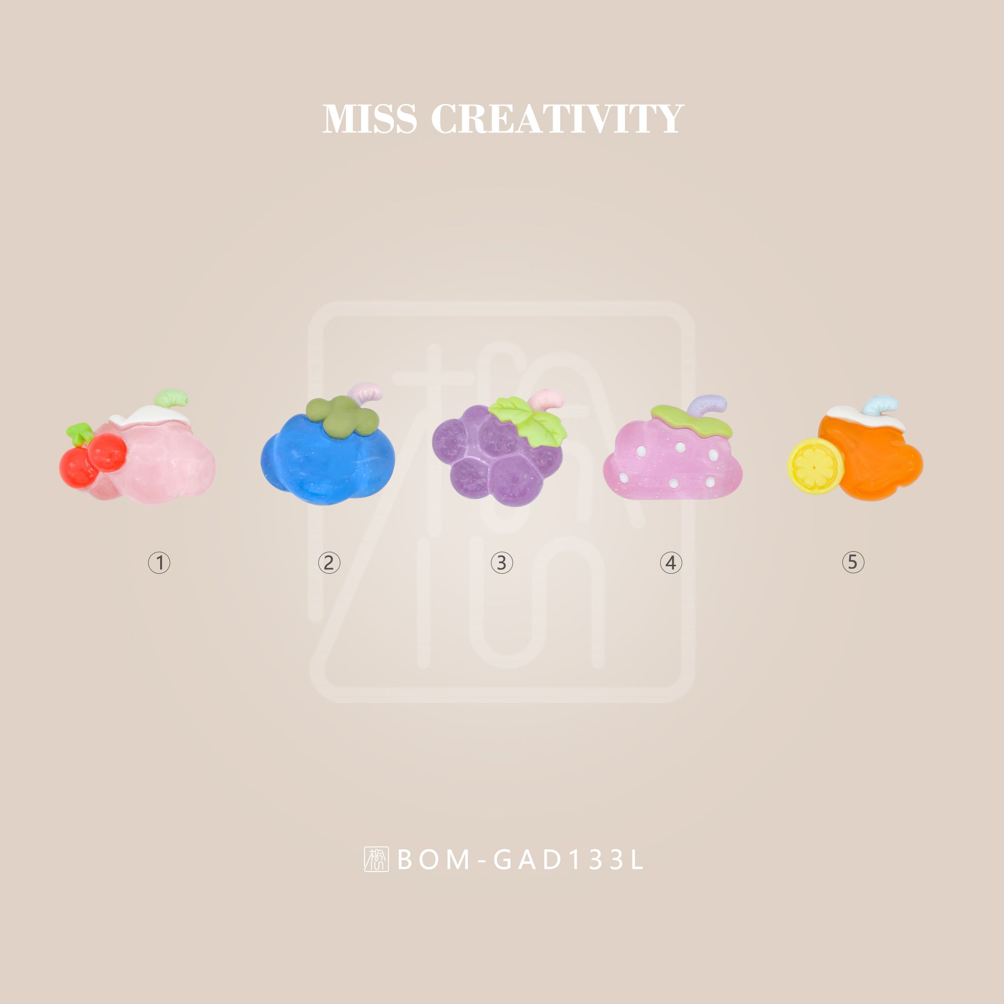 【 Clip headstring miss resin children's hair accessories 】133 thumbnail
