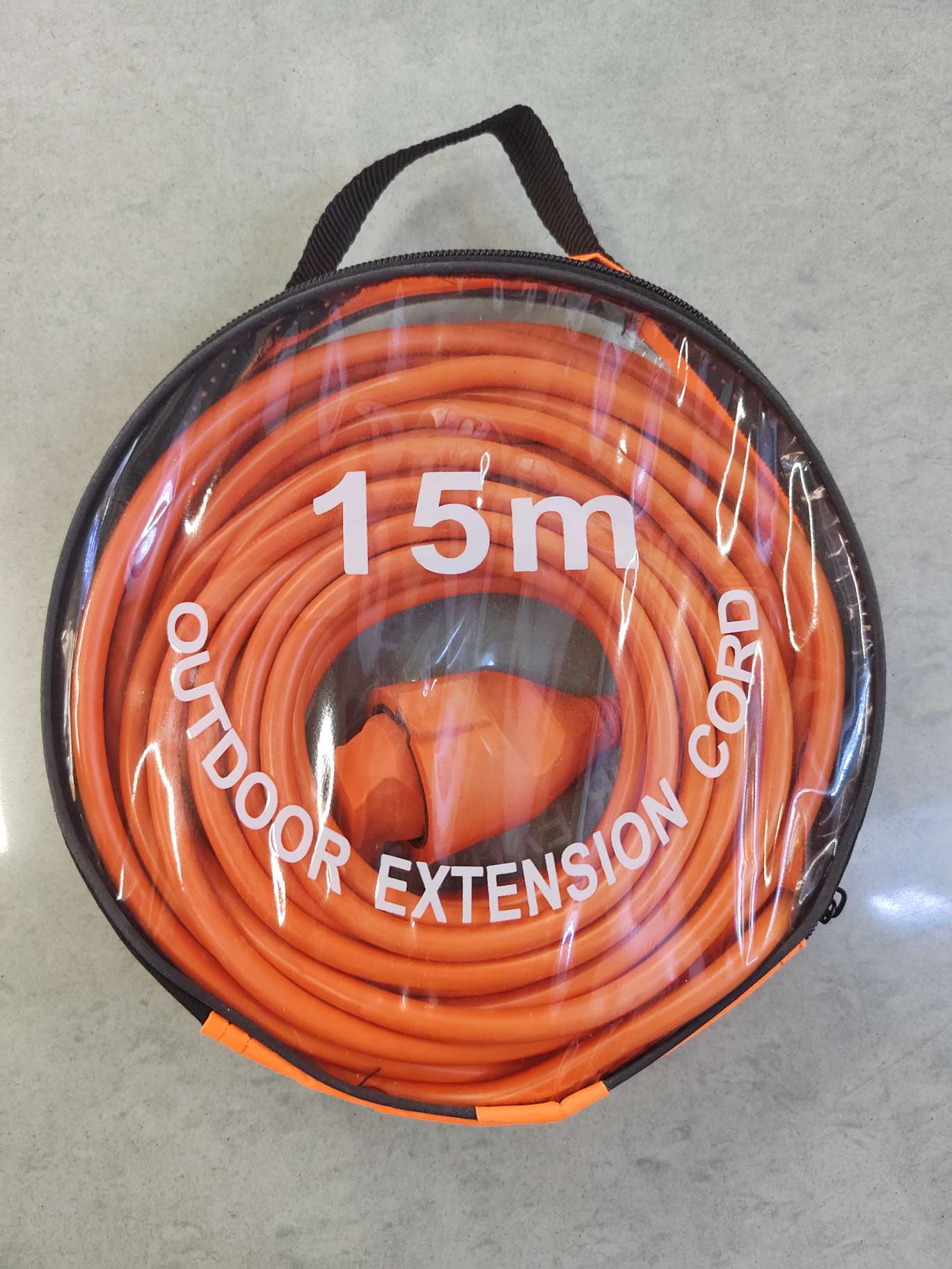 橘黄色欧式风格耐用延长线 电缆附件家用电器连接线安全稳定长距离传输