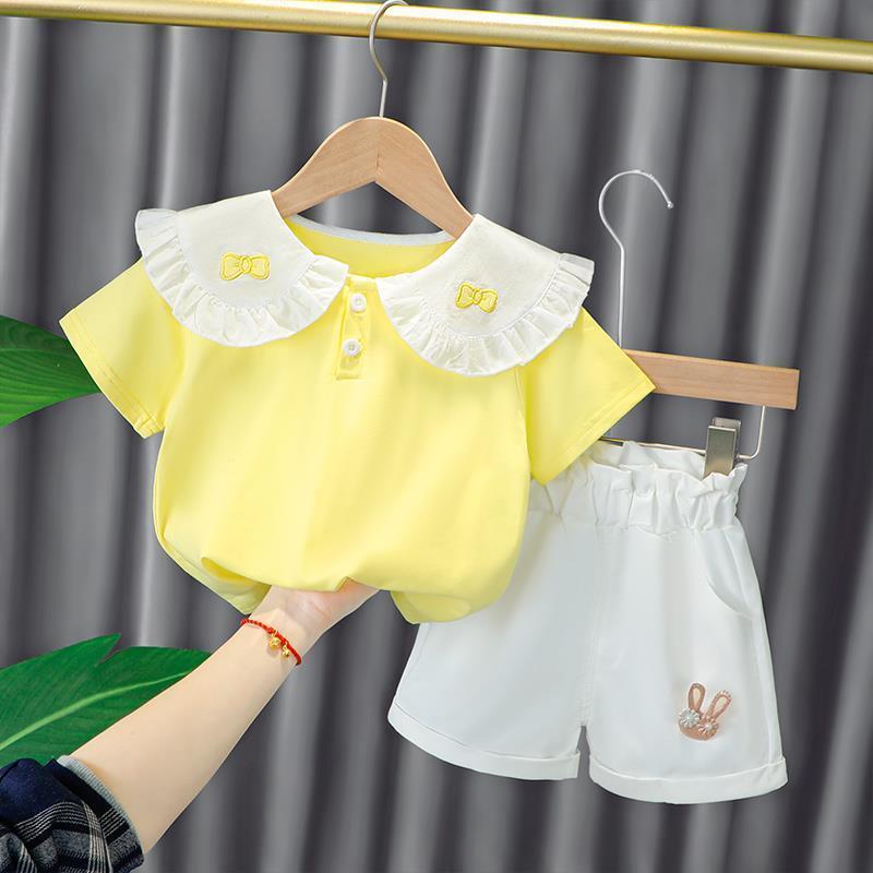 女童套装夏季2023新款儿童衣服小孩婴儿韩范童装时髦洋气宝宝夏装详情图8