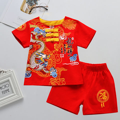 Baby summer clothing, Chinese-style Hanfu, Tang suits, children's clothing, 1-23 years old birthday, first birthday, first birthday, baby summer sets detail image 6