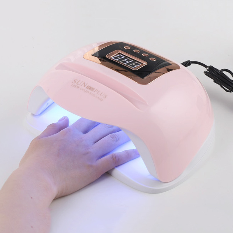 光疗灯/美甲灯/108W/36颗灯珠/速干/四档定时白底实物图