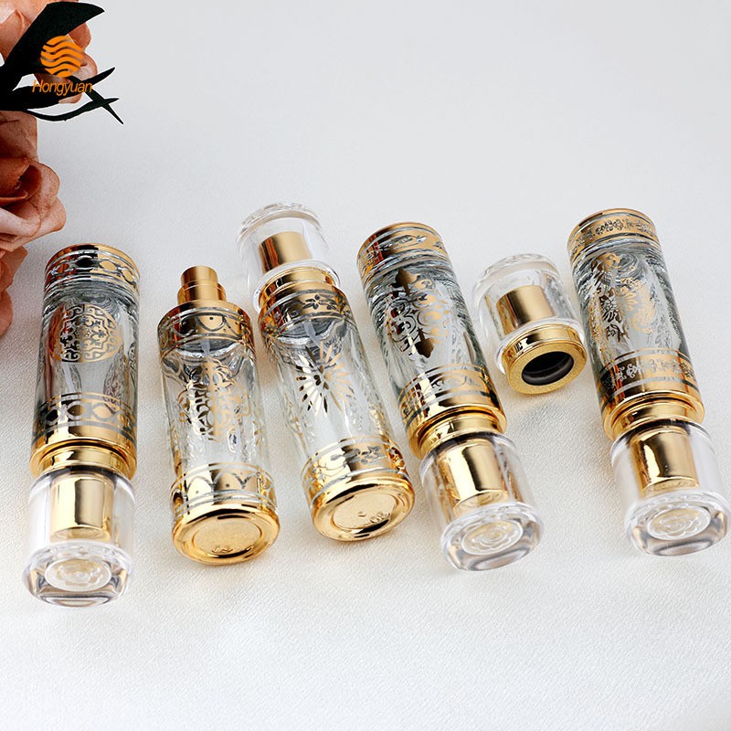 Empty perfume bottle, round glass, dispensed perfume bottle, toner, 30ML spray glass bottle wholesale Application Scenario