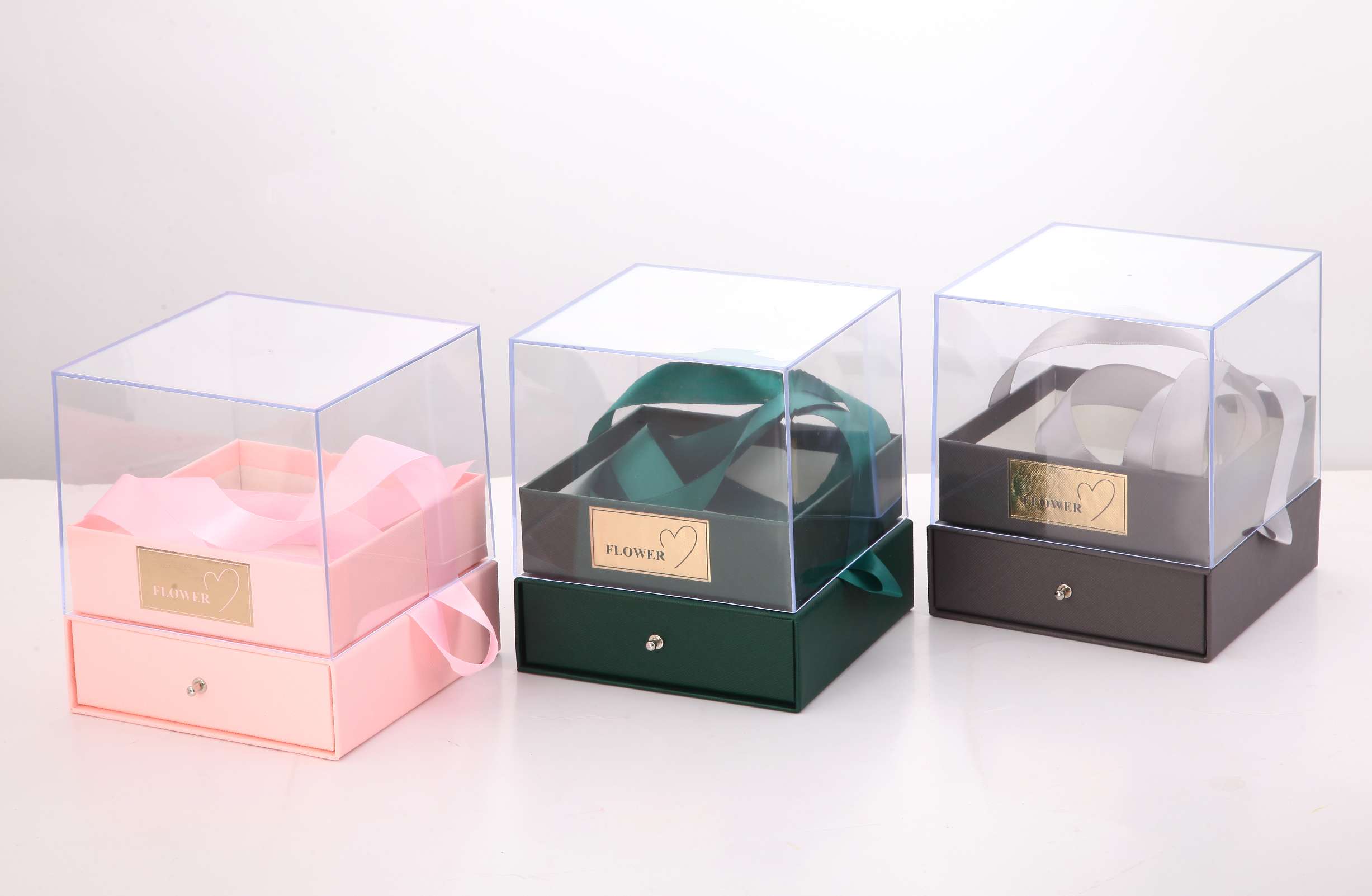 Acrylic Hand Gift Box Flower Box Item Picture
