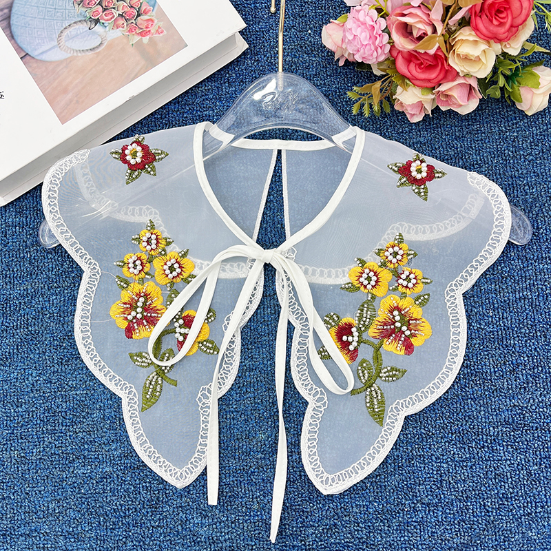 Embroidery, lace, women's clothing, versatile collars, accessories and accessories Application Scenario