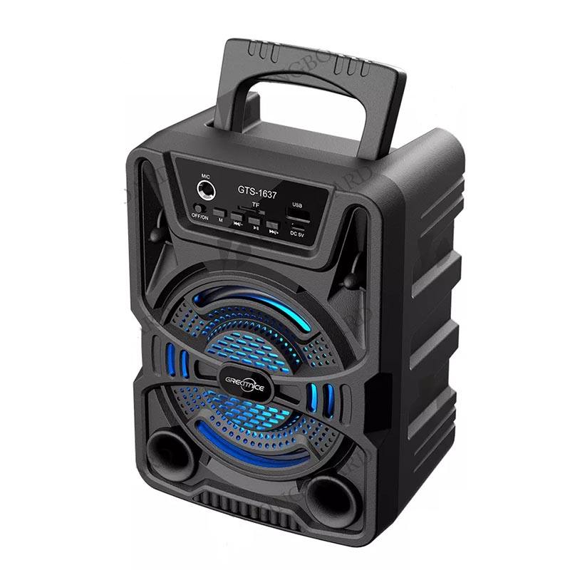 GTS-1637 4 "series portable speaker Bluetooth wireless speaker radio wired microphone thumbnail