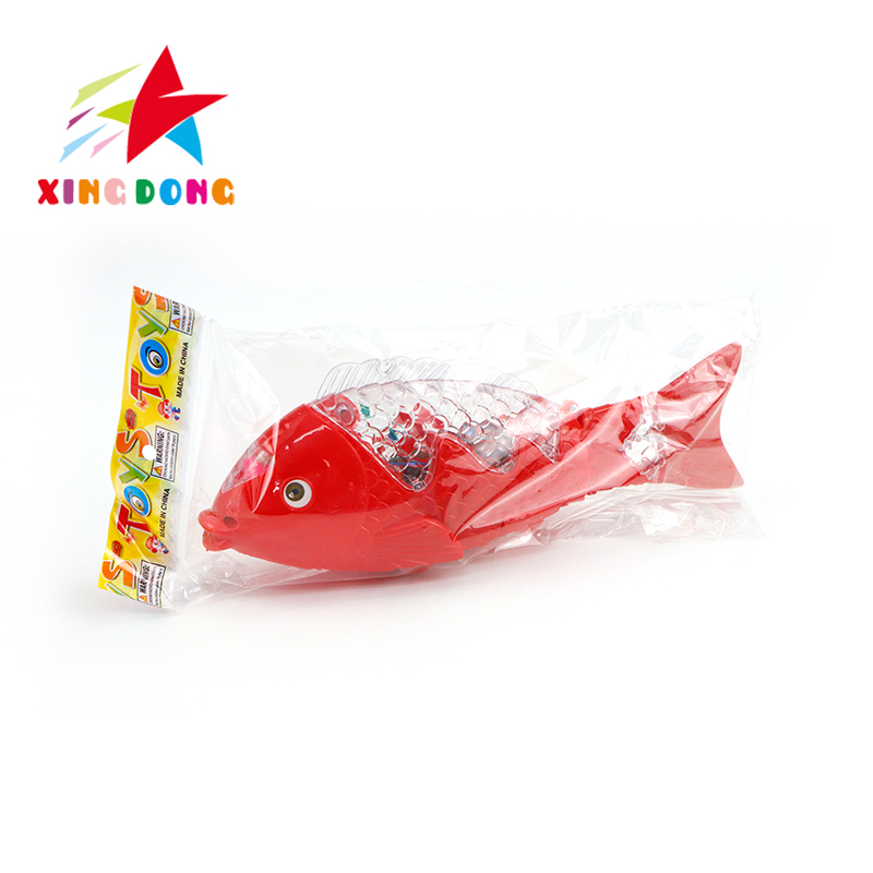 Children's toy, light swing, transparent fish toy, fish string fish, colorful seven-color fish, children's gift Item Picture