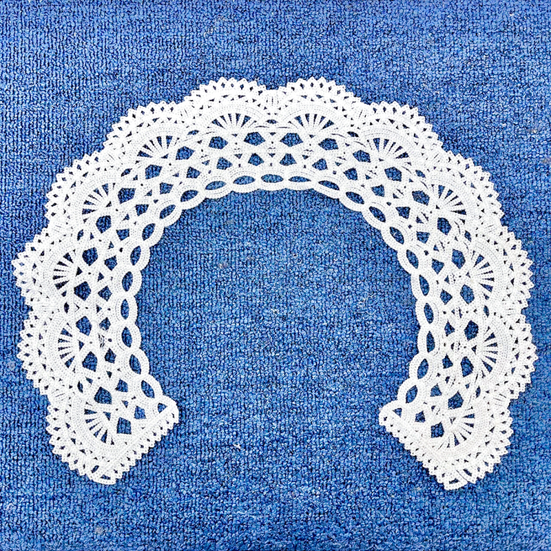Hollowed-out crocheted white versatile collar clothing accessories, accessories and decorative ornaments Specification image