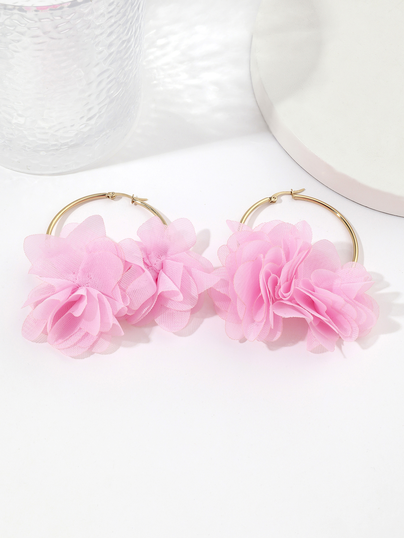 时尚/欧美夏季/花丛系列白底实物图