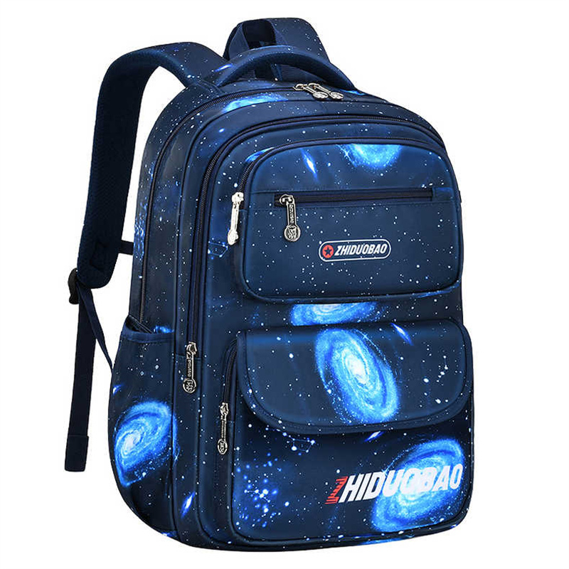 2023新款星空学生1-6年级书包护脊双肩包LZJ-4129