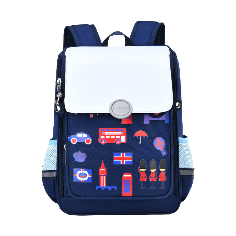 2023 Trend students 1-6 grade ridge shoulder backpack LZJ-4127