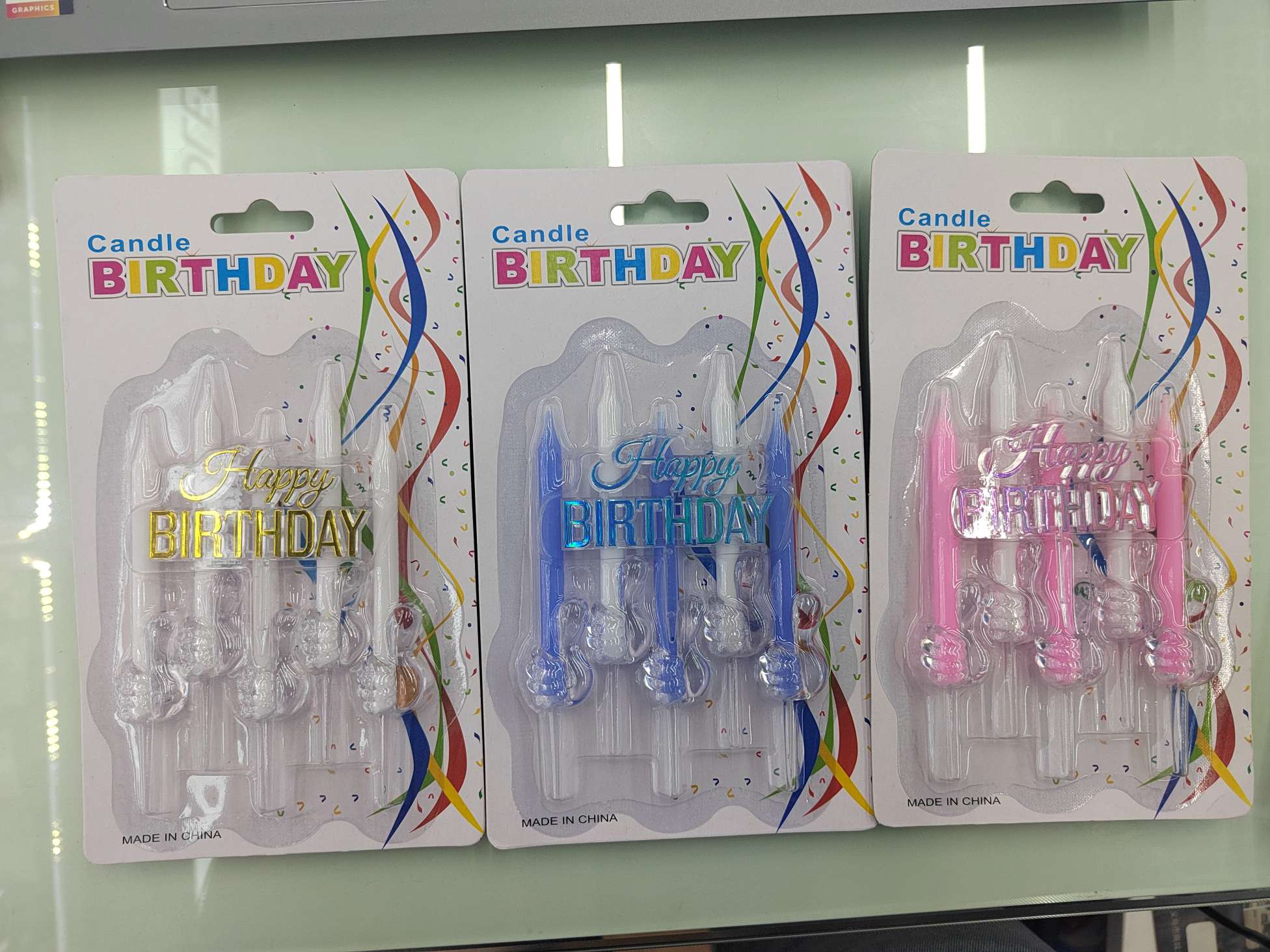Fenglin Factory offers direct sales of five-piece personalized birthday candles, atmosphere candles and festival candles
