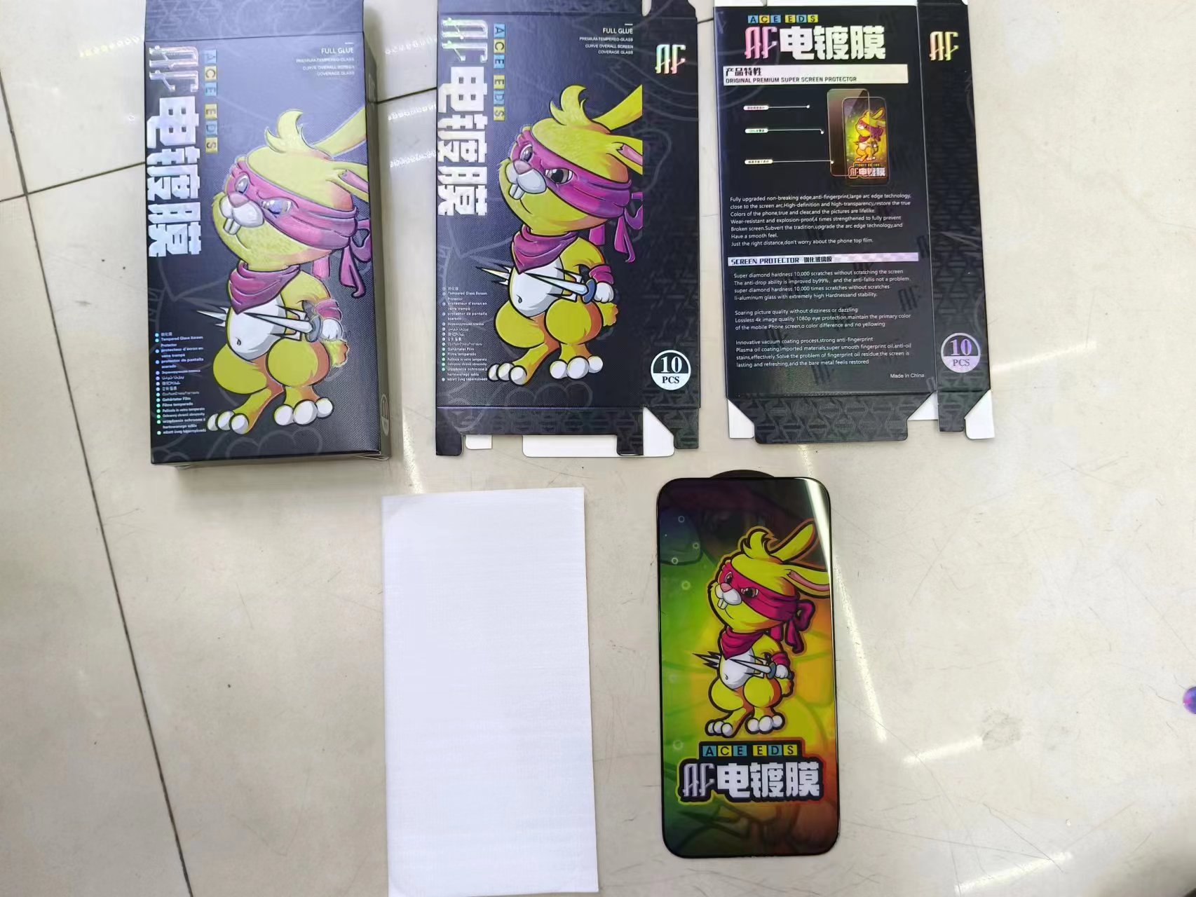 Assassin Rabbit electroplated HD tempered film