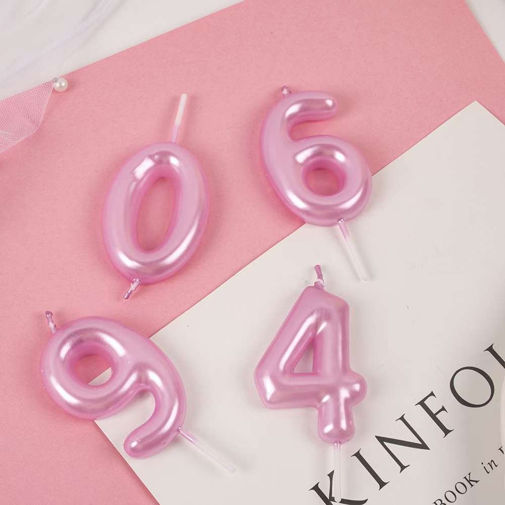 Fenglin Factory direct sales of cute cartoon fashionable digital candles, birthday candles details Picture
