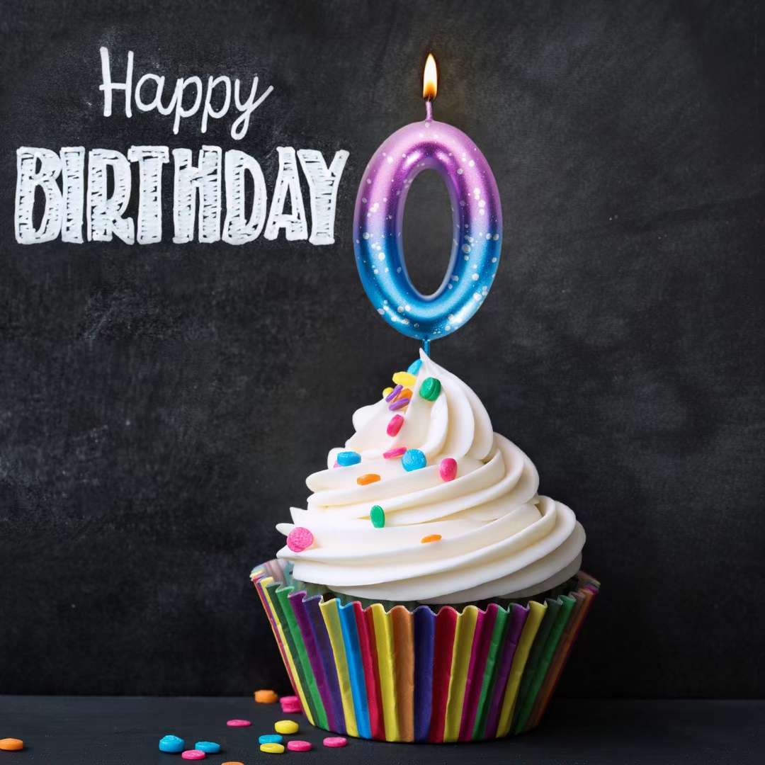 Fenglin Factory Direct sales of fashionable gradient birthday candles and digital candles, best-selling items details Picture