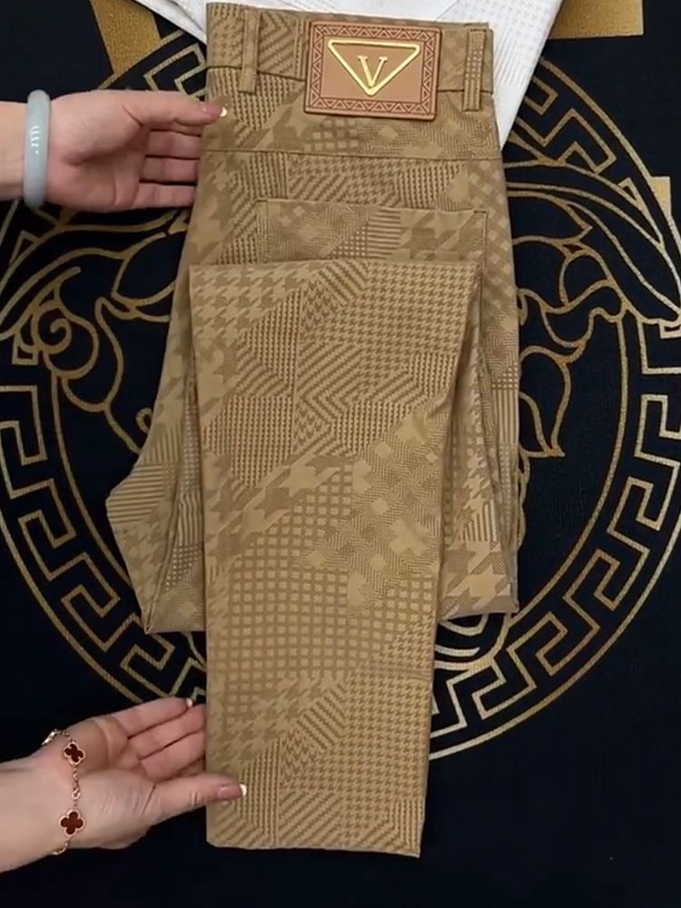 男式休闲裤实物图