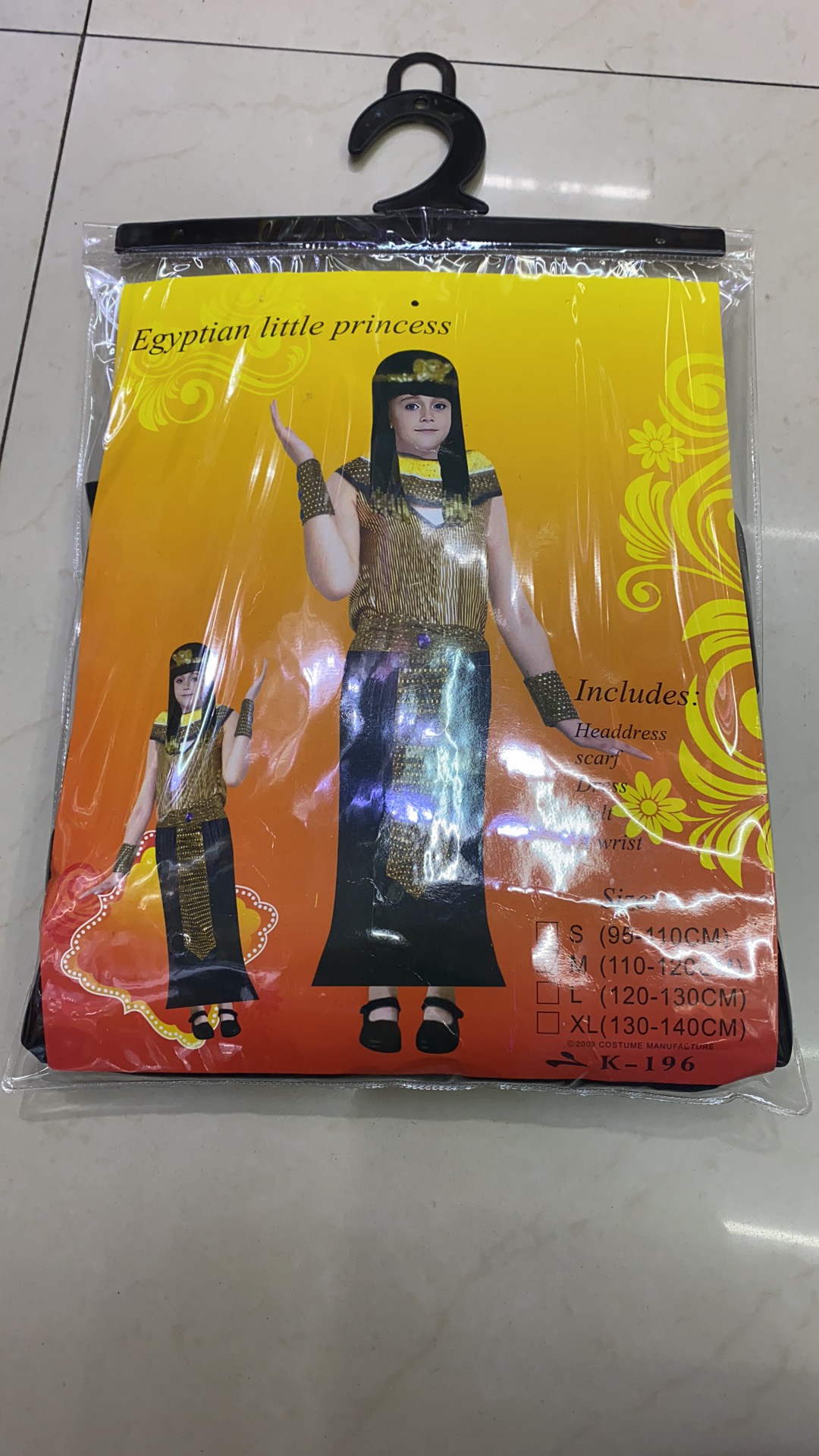 Children's performance costumes, children's clothing, cospl children's performance costumes, Cleopatra costumes
