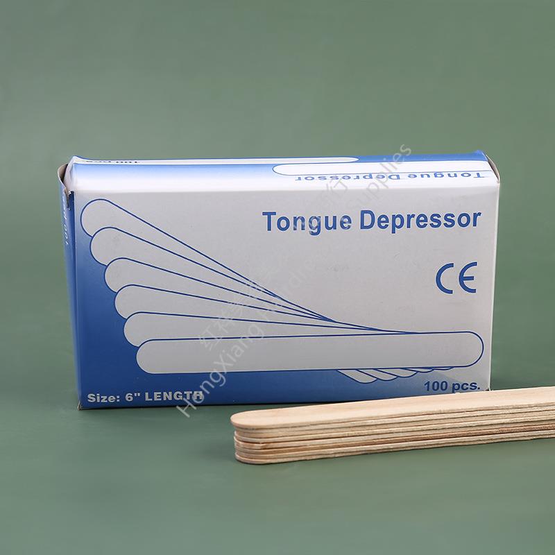 跨境盒装美容脱毛护理工具一次性涂蜡木条压舌棒脱毛调蜡涂刮木棒