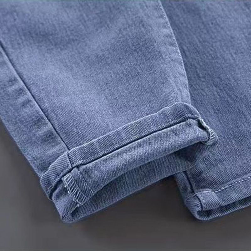 Spring and autumn Korean children's clothing for girls, fashionable jeans, small and medium-sized children's long pants, new spring children's clothing detail image 4