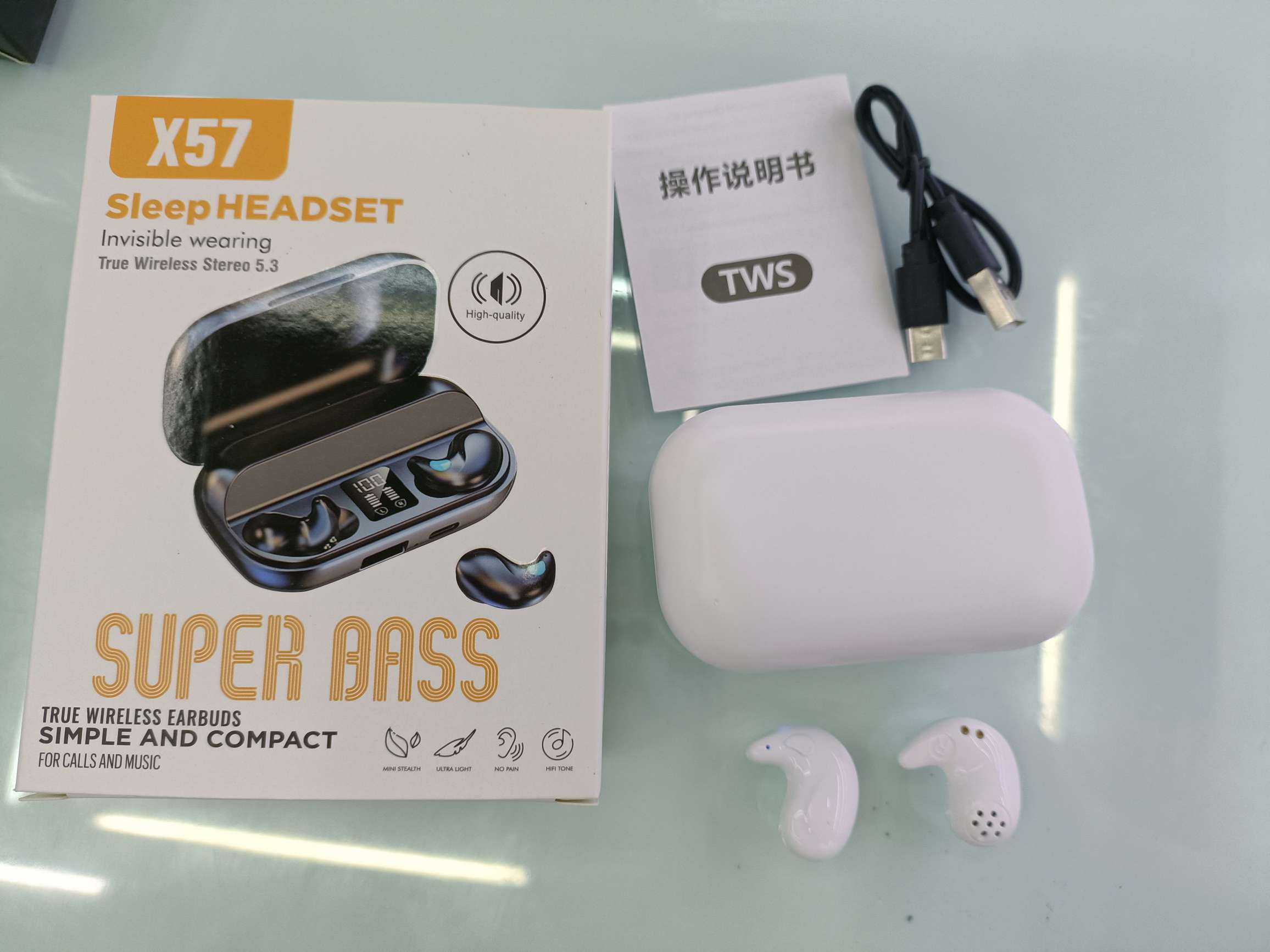 X57 Compact Bluetooth headset cockpit charger
