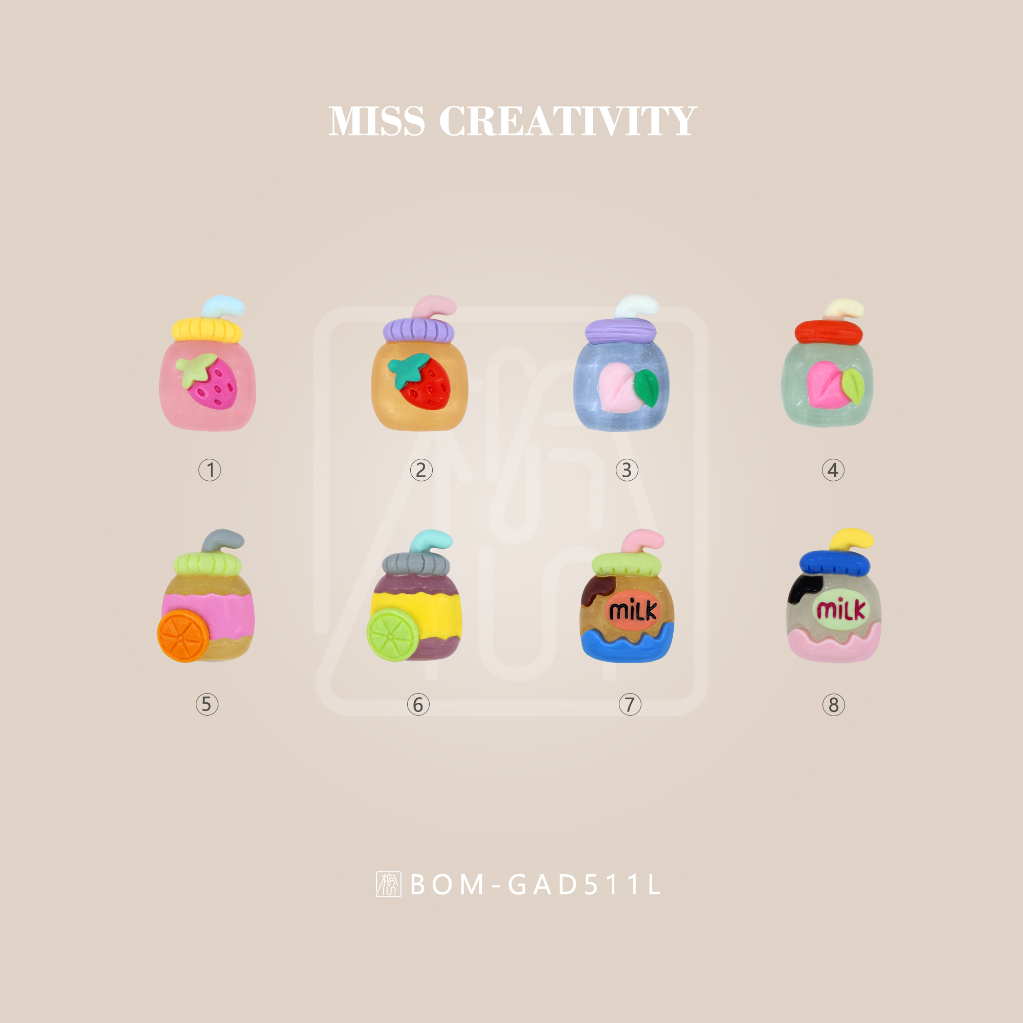 Cute headband clip accessories bangs paste decoration miss resin accessories accessories headband accessories manufacturers wholesale GAD511 full figure