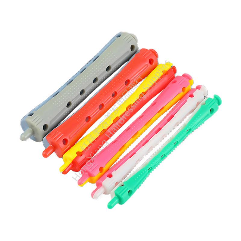 Hair salon hair tools Hollow with rubber band curling bar two color bar perm bar cold iron bar curling style