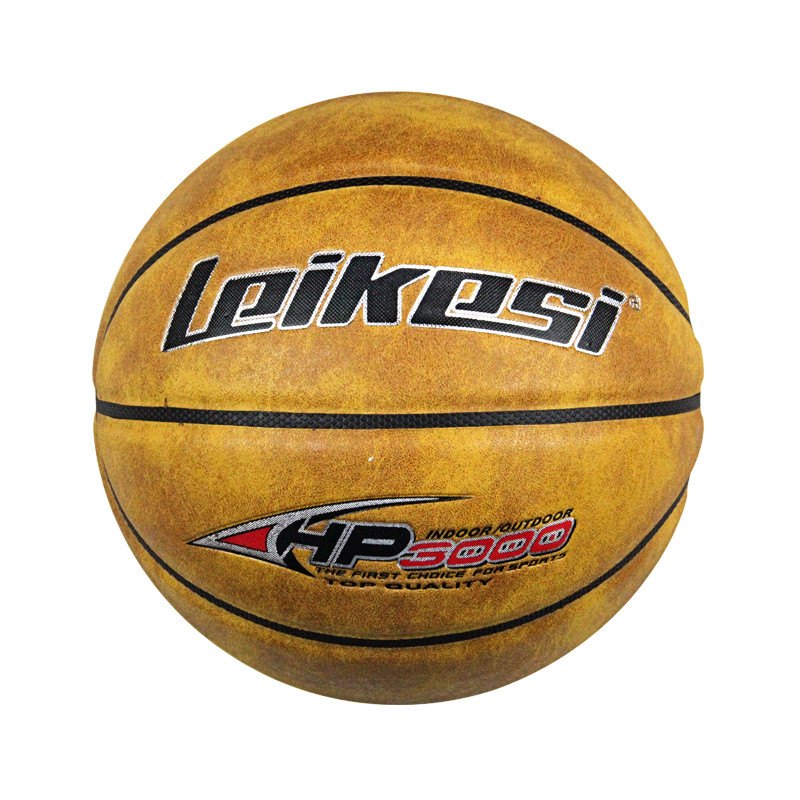 Leikesi Size 7 Basketball Official PU Leather Basketball Ball Indoor Outdoor Streetball Basketball Game Training 