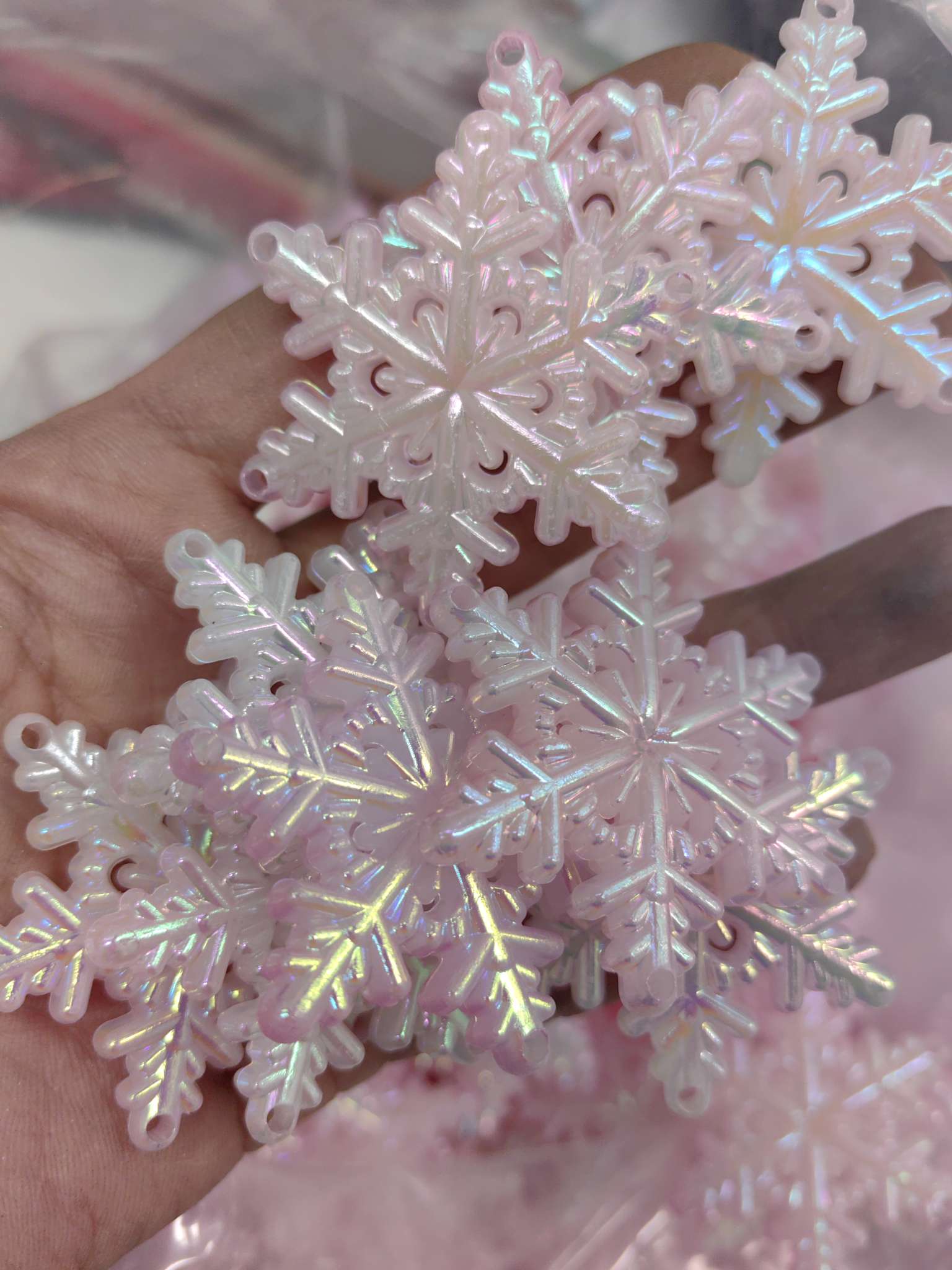 Diy Accessories For Four Hanging Large Snowflakes undefined