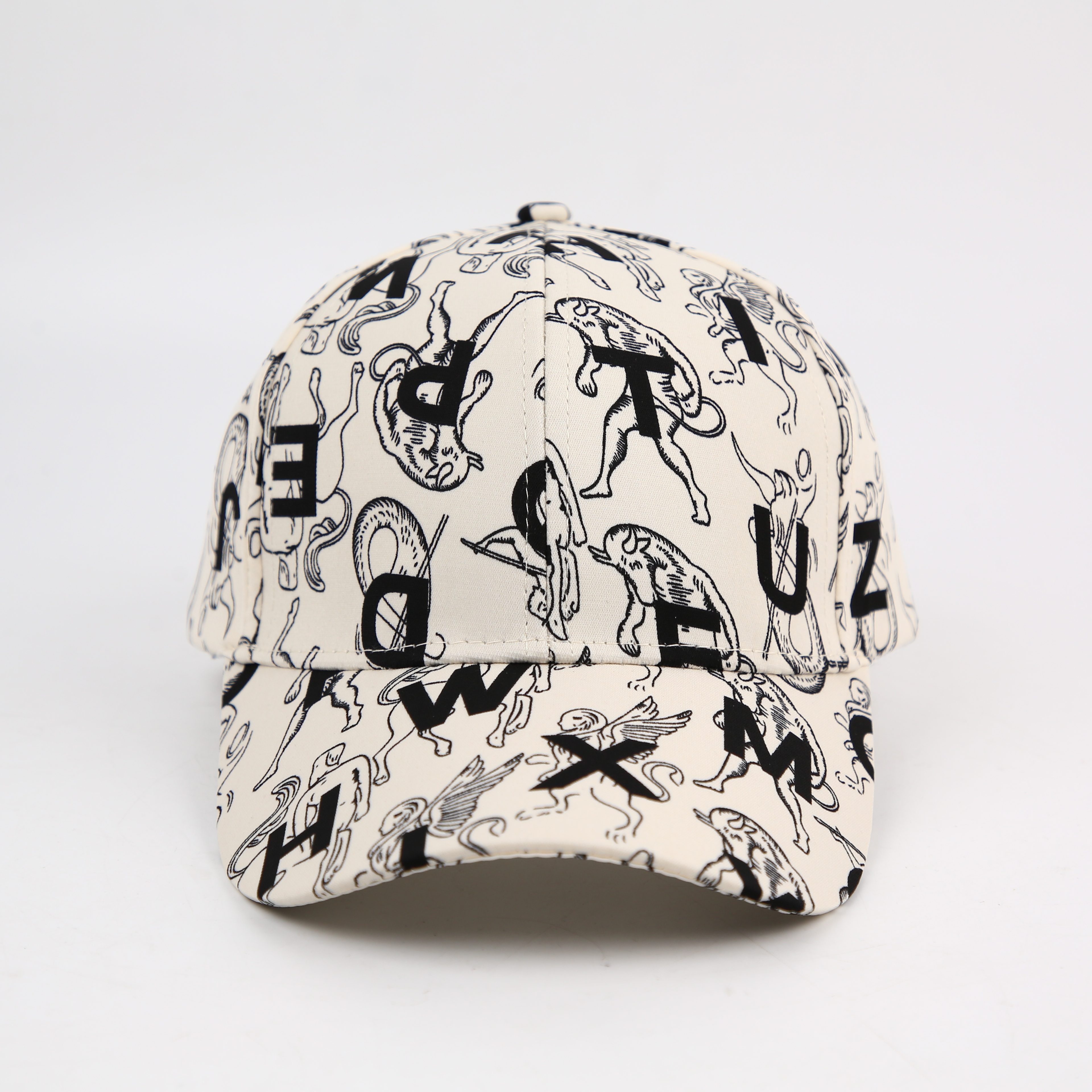 New Men And Women Korean Letter Color Baseball Cap Spring Summer Autumn Outdoor Sun Hat Casual Trend Cap Specification drawing